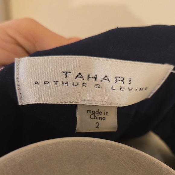 Chic Floral Midi Dress - Black and Purple - Picture 2 of 7